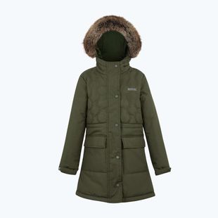 Детско ватирано яке Regatta Fabrizia II olive night 