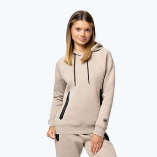 Дамски суитшърт Pitbull Explory Hooded cappuccino