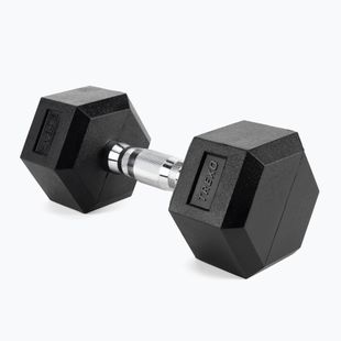 Гумиран дъмбел XTREXO Hex HXD75 7.5 kg