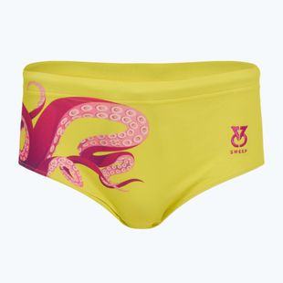Мъжки боксерки за плуване SWEEP Aqua Kraken pink/yellow