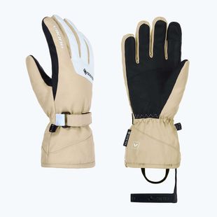 Дамски скиорски ръкавици Viking Sherpa 2.0 Gore-Tex Ski beige/white