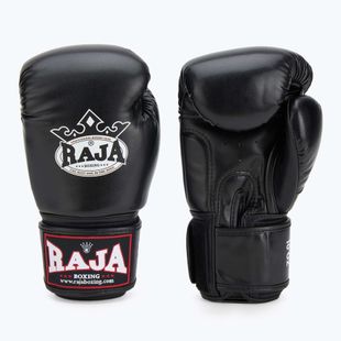 RAJA BOXING Единични полукожени боксови ръкавици черни