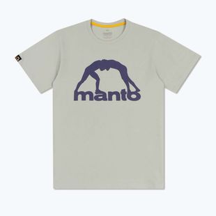 Мъжка тениска MANTO Vibe 25 light grey/dark purple