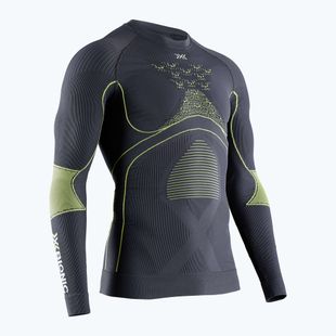 Мъжка термоактивна блуза X-Bionic Energy Accumulator 4.0 charcoal/yellow