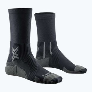 Мъжки чорапи за бягане X-Socks Run Perform Crew black/charcoal