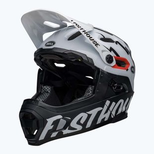 Велосипедна каска Bell FF Super DH MIPS Spherical fasthouse matte gloss black/white