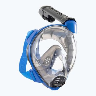 Цялолицева маска за шнорхелинг Cressi Komodo Full Face blue/black