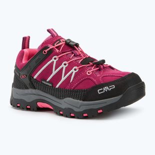 CMP детски ботуши за трекинг Rigel Low Wp berry / pink fluo