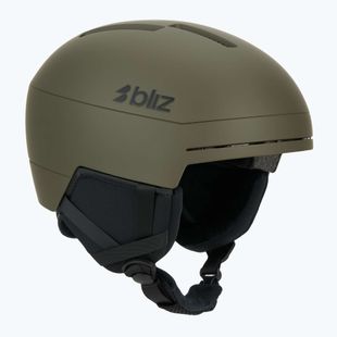 Скиорска каска Bliz S002 matte camo green