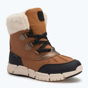 Детски ботуши за сняг Geox Flexyper ABX whisky / black