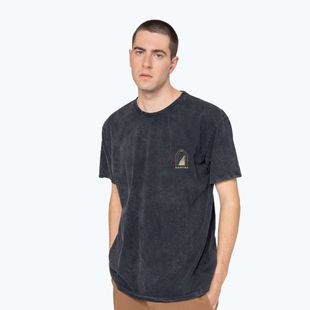 Мъжка тениска Kaotiko Washed Trust Your Intuition black