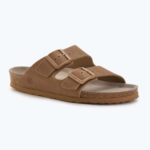 Дамски чехли Genuins Hawaii Oiled Leather clay