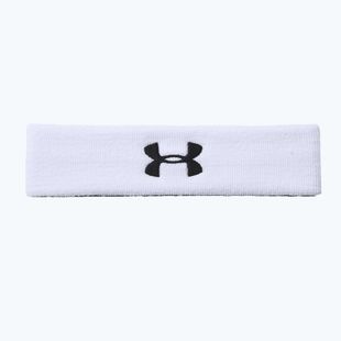 Мъжка лента за глава Under Armour Performance 100 white and black 1276990