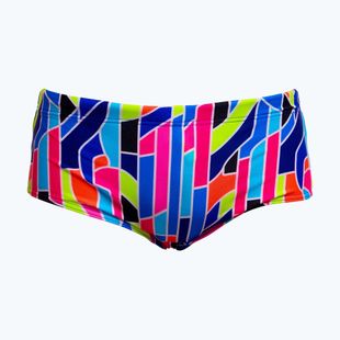 Детски боксерки за плуване Funky Trunks Sidewinder Trunks fault lines