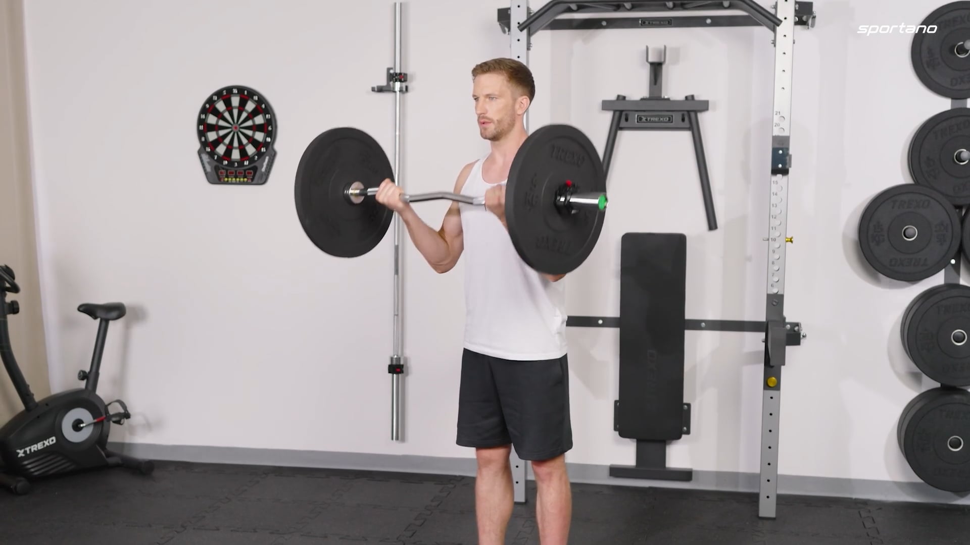 Олимпийска тежест за броня XTREXO TRX-BMP005 5 кг черна