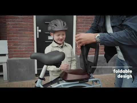 Задна седалка за багажник bobike Junior One черна/сива 8010600002